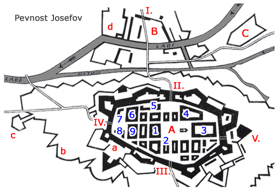 Pevnost Josefov - Ravelin no. XIV